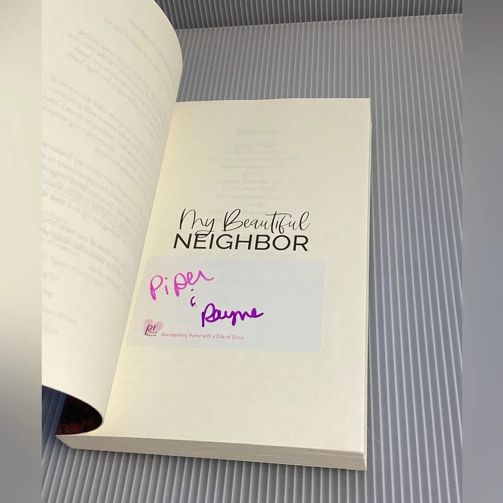 Signed Set of 2 Piper Rayne Romance Books